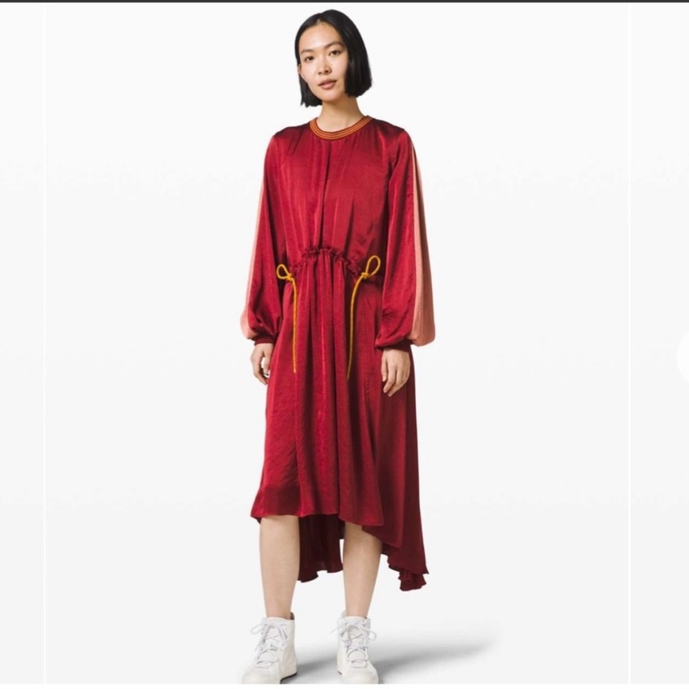 lululemon elegant Red Women's Dress